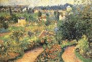 Camille Pissarro Lush garden France oil painting artist
